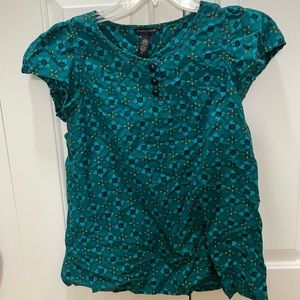 Banana Republic Sleeveless Silk Blend Blouse Top XS